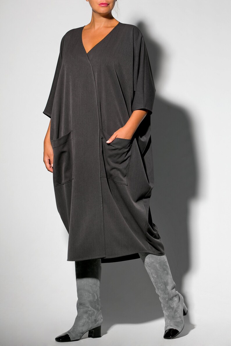 plus size batwing dress