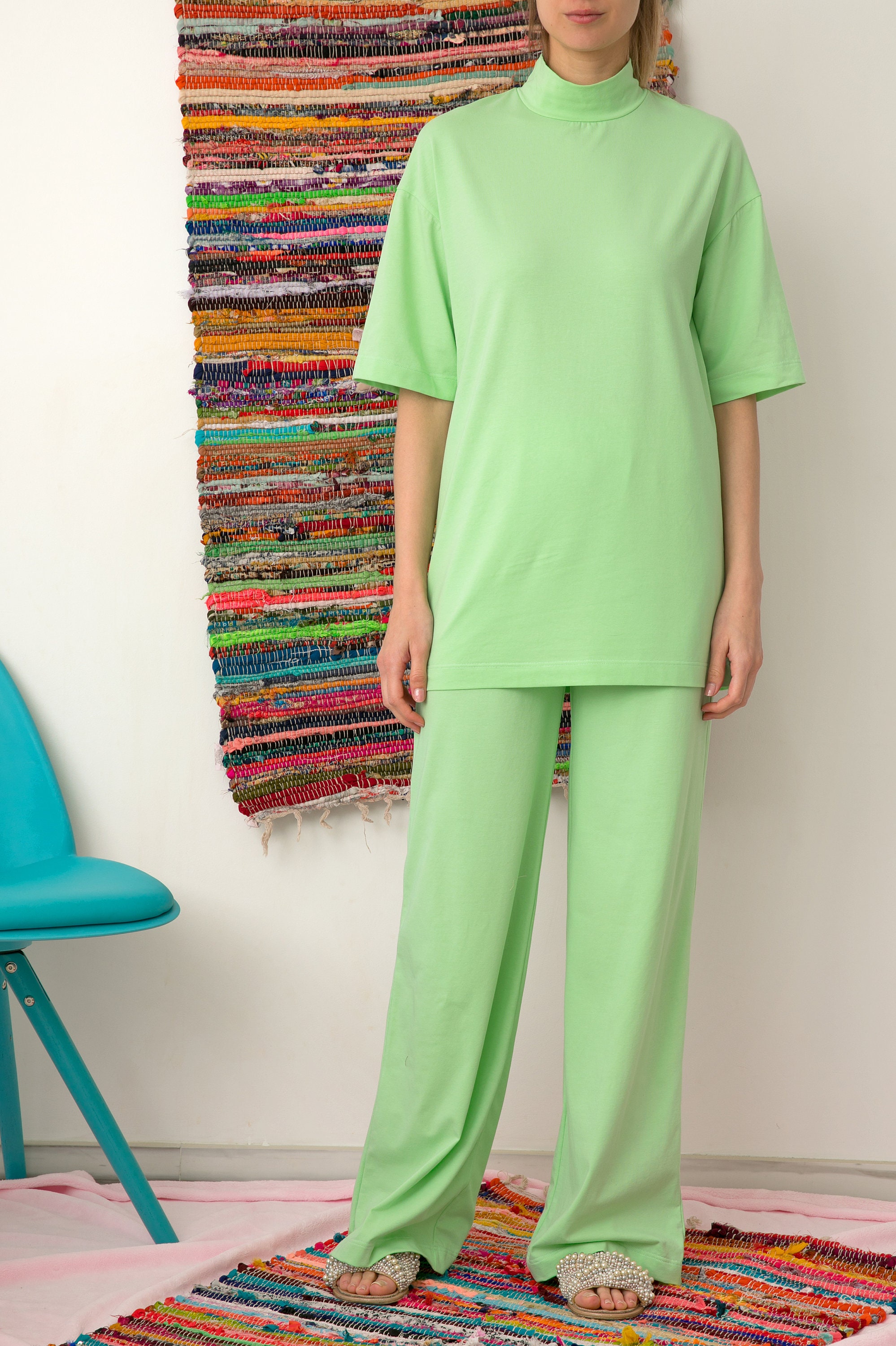 Mint Suit Comfy Set Women Loungewear Set Mint Loungewear Etsy