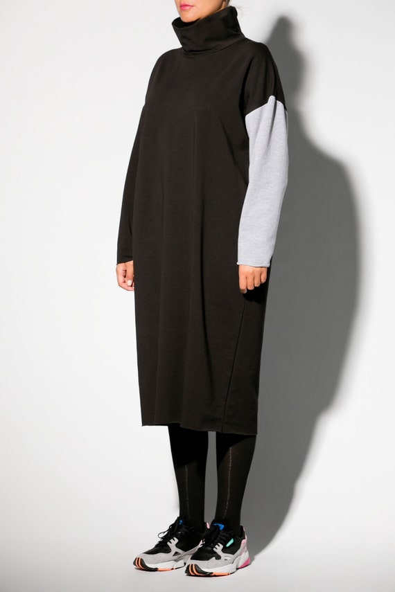 Oversized Sweater Dress Women 