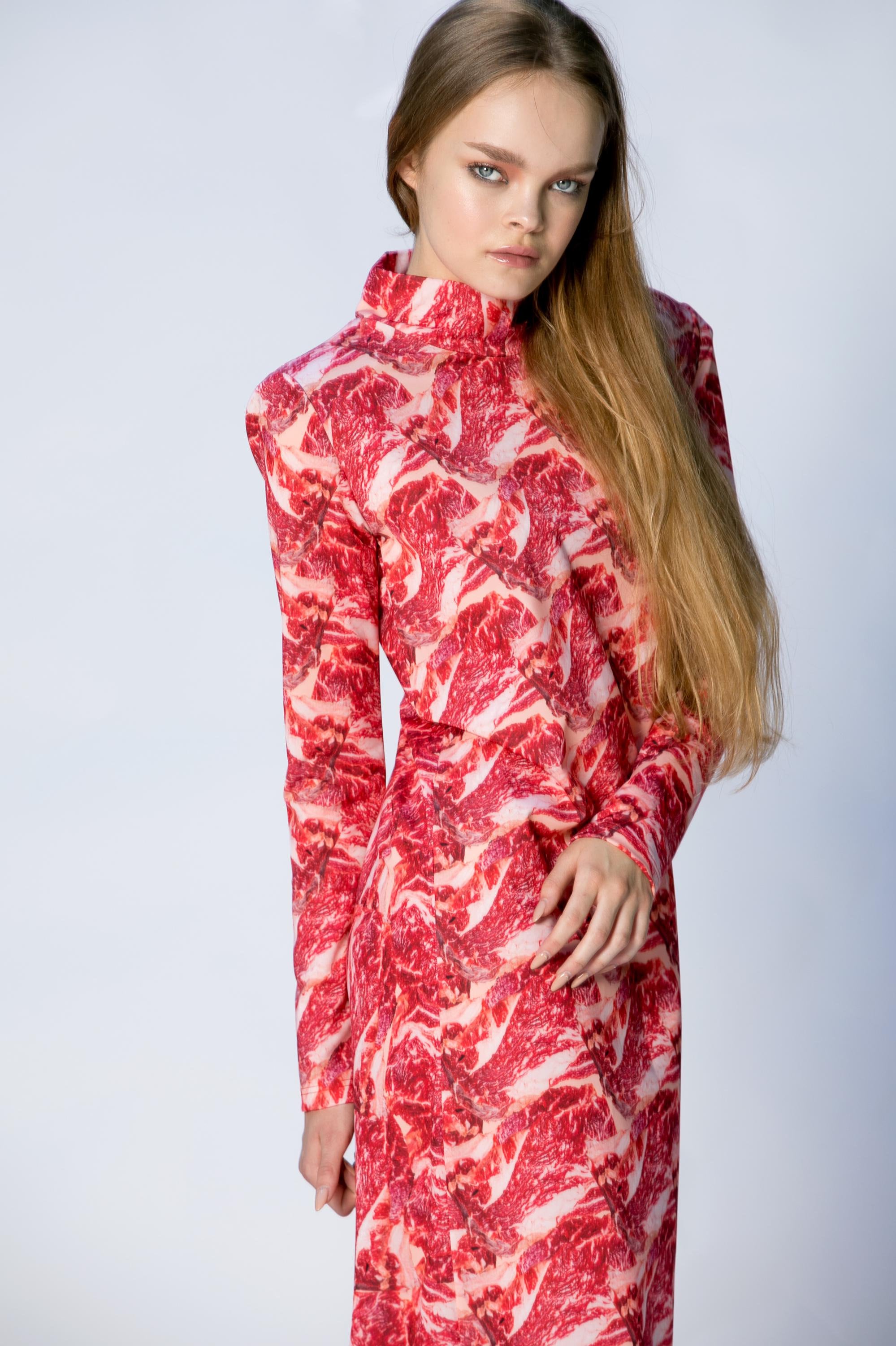 Gaga Costume Robe Lady Gaga Viande Crue Robe Viande De Lady Gaga