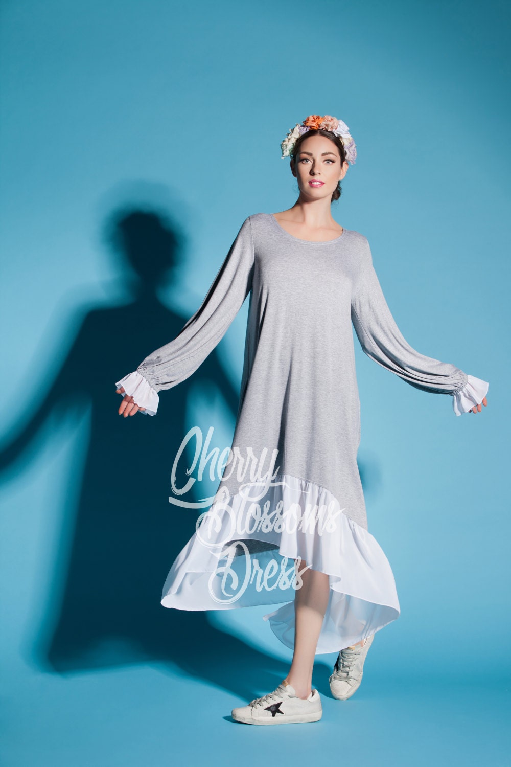 Blossom Sleeve Dress - Etsy