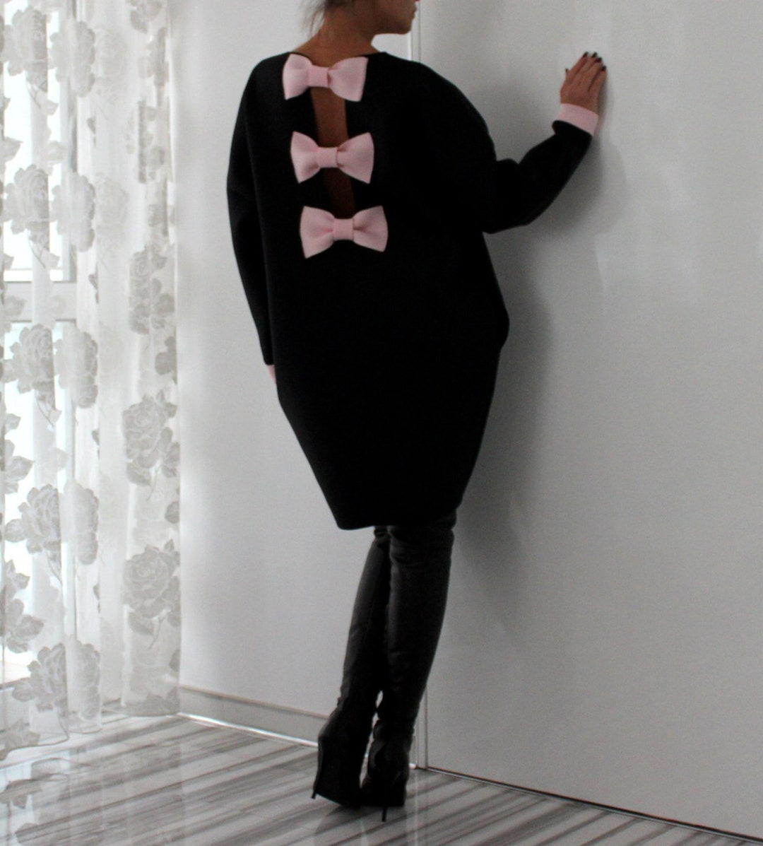 ruched dresses for wedding guest Long Sleeve Sheer Mesh Ruched Wedding Guest Maxi Dresse Watermelon / S