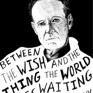 Cormac McCarthy - Author Portrait & Quote - 12x16 Art Print for Classrooms, Libraries and Book Lovers