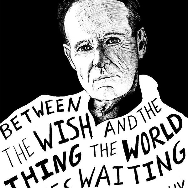 Cormac McCarthy - Author Portrait & Quote - 12x16 Art Print for Classrooms, Libraries and Book Lovers