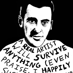 J. D. Salinger - Author Portrait & Quote - 12x16 Art Print for Classrooms, Libraries and Book Lovers