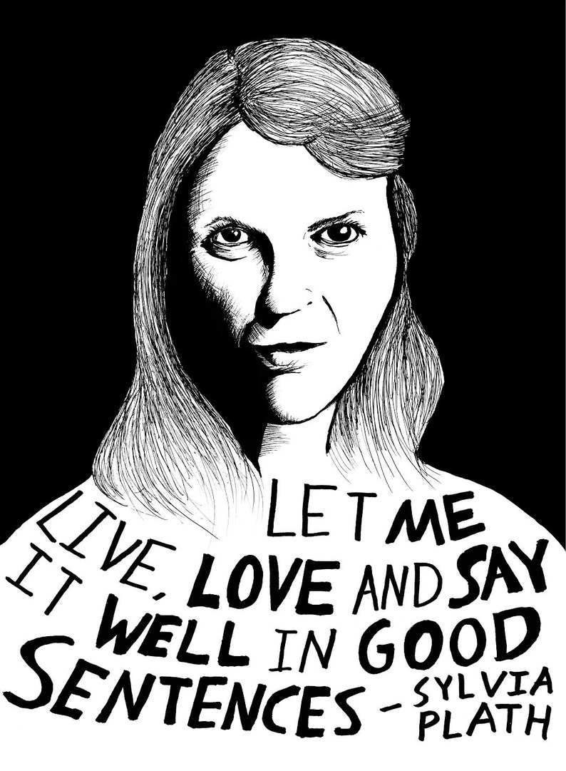 Sylvia Plath Authors Series by Ryan Sheffield image 1