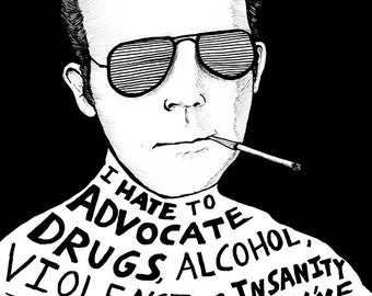 Hunter S. Thompson (Serie de autores) por Ryan Sheffield