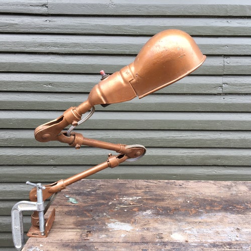 Vintage Industrial shops Lamp, Machinist Work Light, American circa 1960s