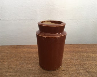 Antique Creamer Pot, English Stoneware, Plain Pottery from 1800s item no.3