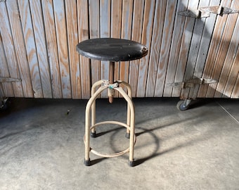 Antique Medical Stool, Surgeon's Stool, Shampaine Company, Rolling stool 1920s, USA