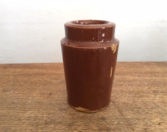 Antique Creamer Pot, English Stoneware, Plain Pottery from 1800s item no.4