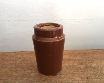 Antique Creamer Pot, English Stoneware, Plain Pottery from 1800s item no.2