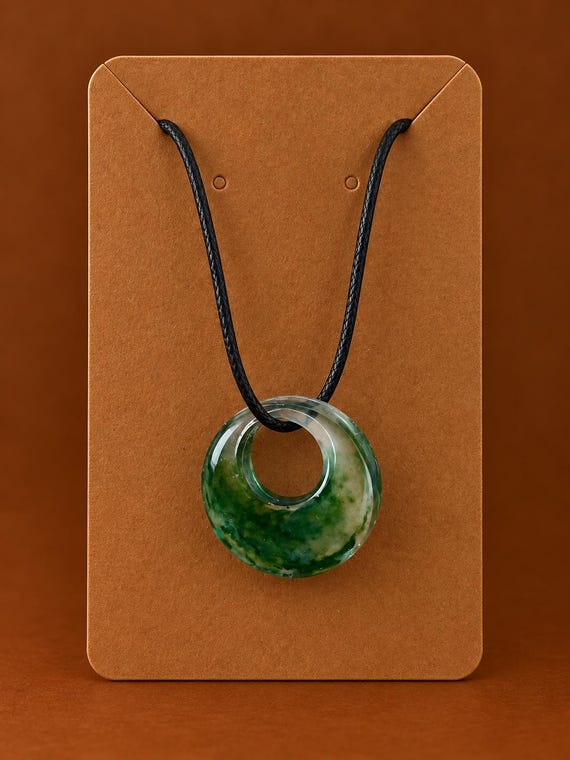 Pendant Resin Necklace
