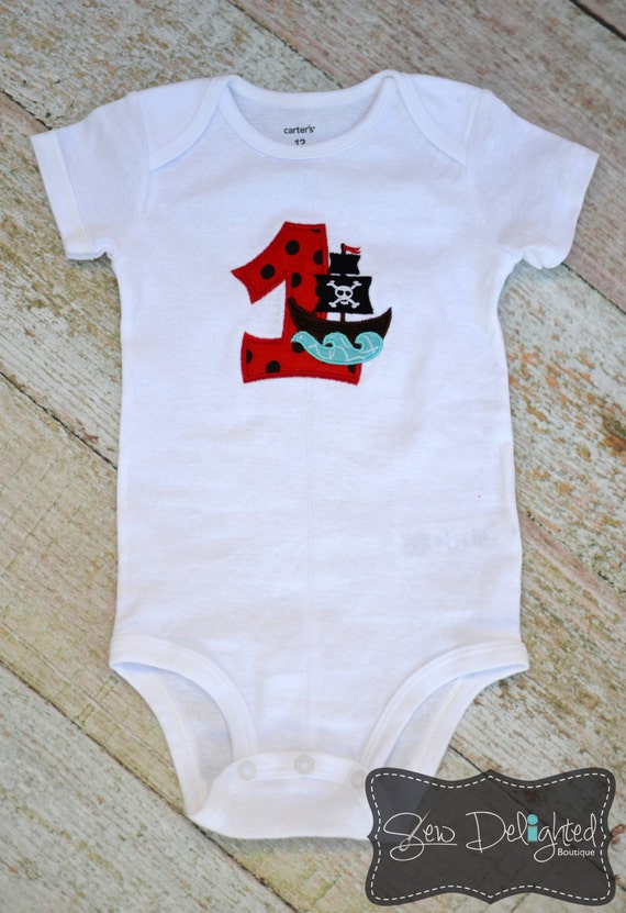 Items similar to Pirate Birthday Onesie -or- T-Shirt on Etsy