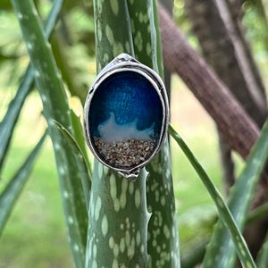 Ocean Resin Ring - 7