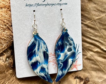 Ocean Resin Earrings