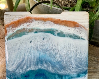 SALE Winter Swell Wood Canvas