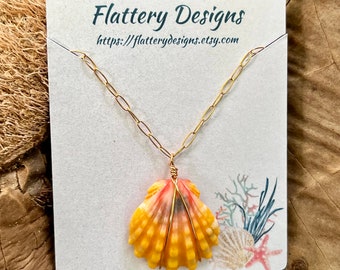 Hawaiian Sunrise Shell Necklace