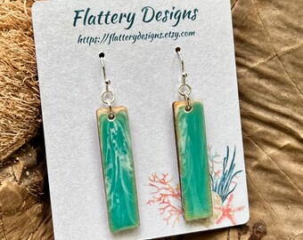 Ocean Resin Earrings