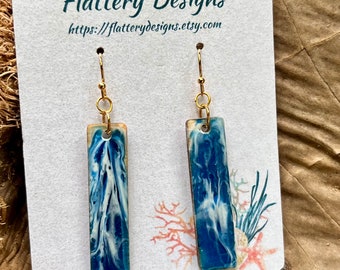 Ocean Resin Earrings