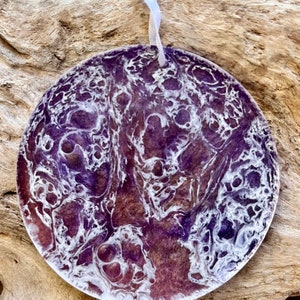 Sunset Ocean Resin Christmas Ornament