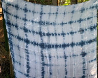 SALE Shibori Baby Blanket