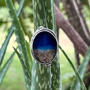 Ocean Resin Ring - 7.5