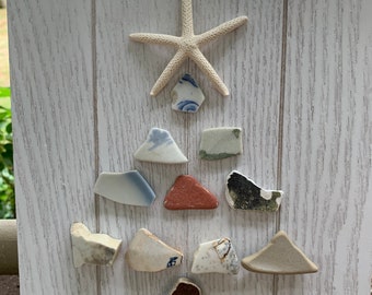 SALE Hawaiian Sea Pottery Christmas Tree