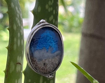 Ocean Resin Ring - 6.5