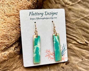 Ocean Resin Earrings