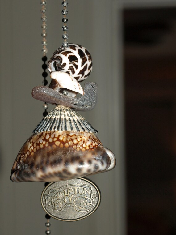 Items similar to Custom Made Shell Ceiling Fan Pull on Etsy