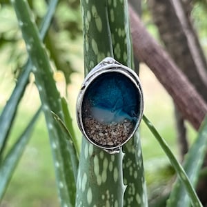 Ocean Resin Ring - 7