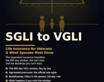 SGLI to VGLI: Life Insurance for Veterans — Separation Transition Guide for Military Families