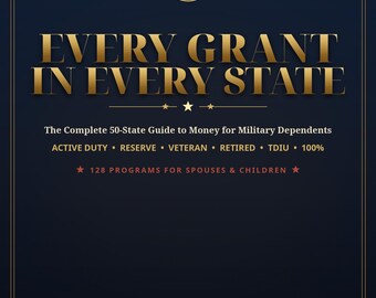 Every Grant in Every State: 50-State Guide to Military Dependent Grants & Scholarships, 2026 Edition