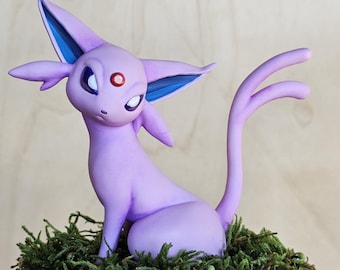 Espeon Poké statue - hand painted by artist