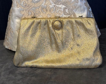 1960s Mid Century Metallic Shimmer Cocktail Bag