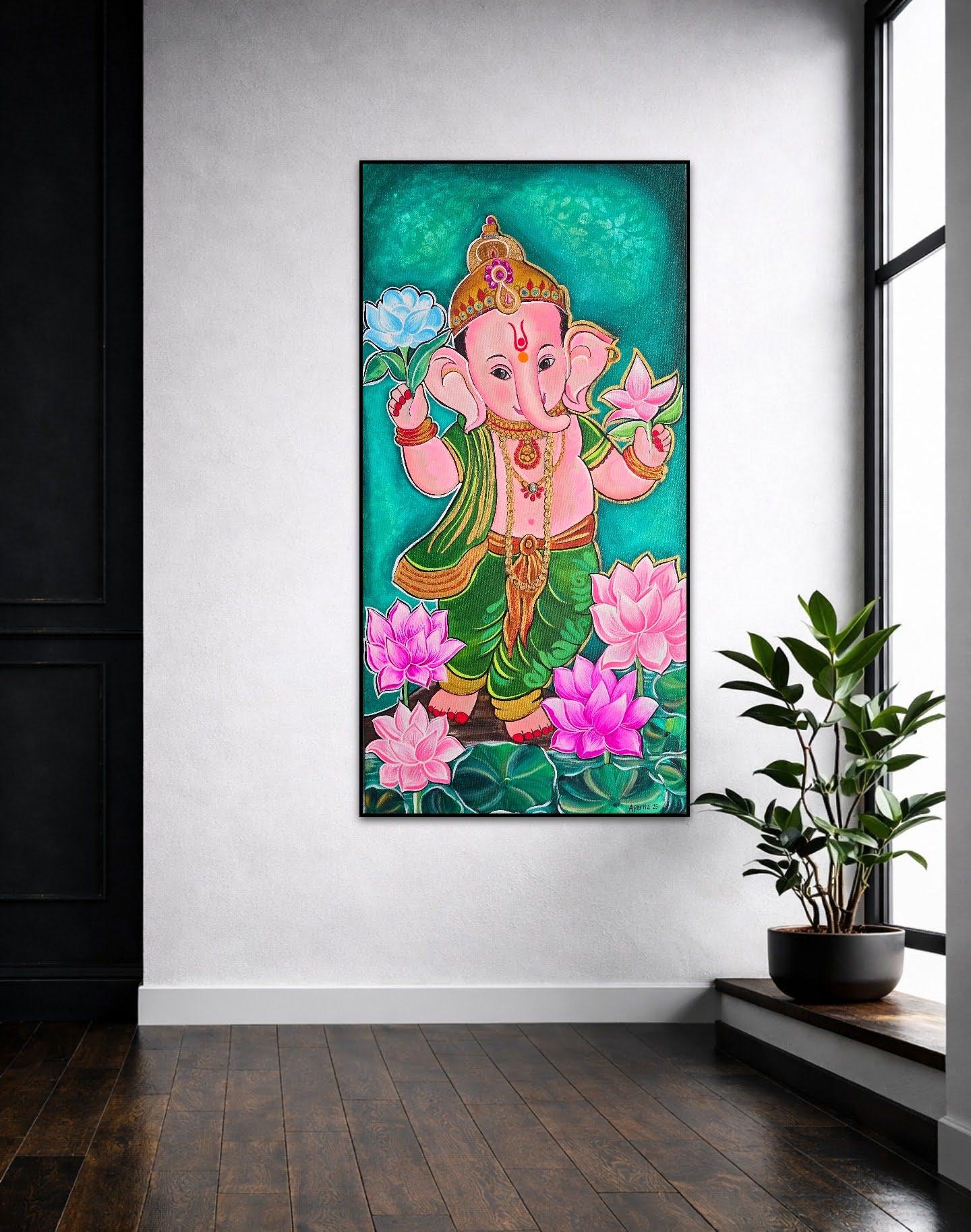 Ganesha 5 Piece Canvas - Etsy
