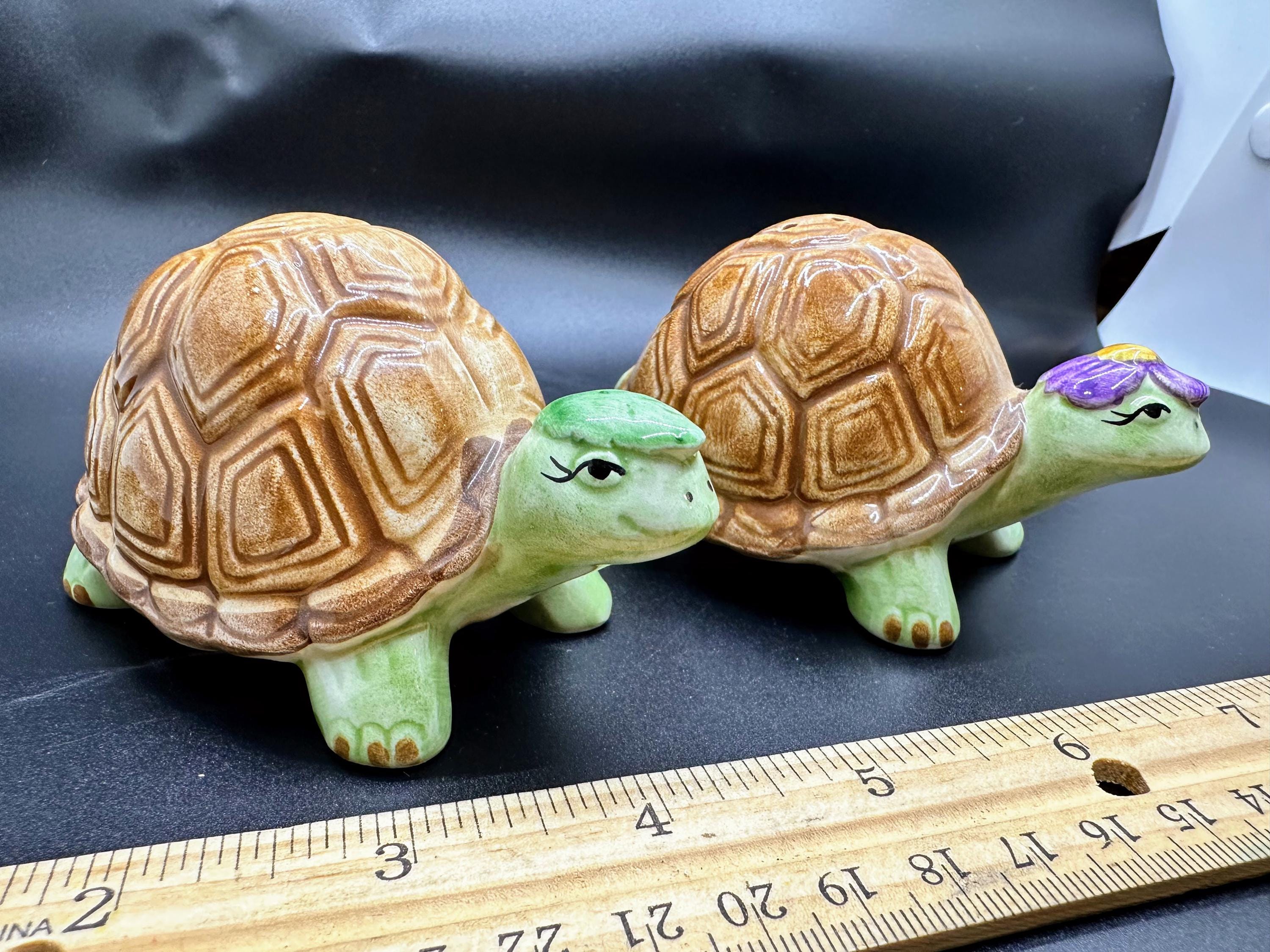 Vintage Turtle Figurine Japan - Etsy