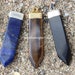 gemstone pendant lapis onyx tigereye tiger eye flat point silver gold edges edged bar crystal turkish jewelry supplies