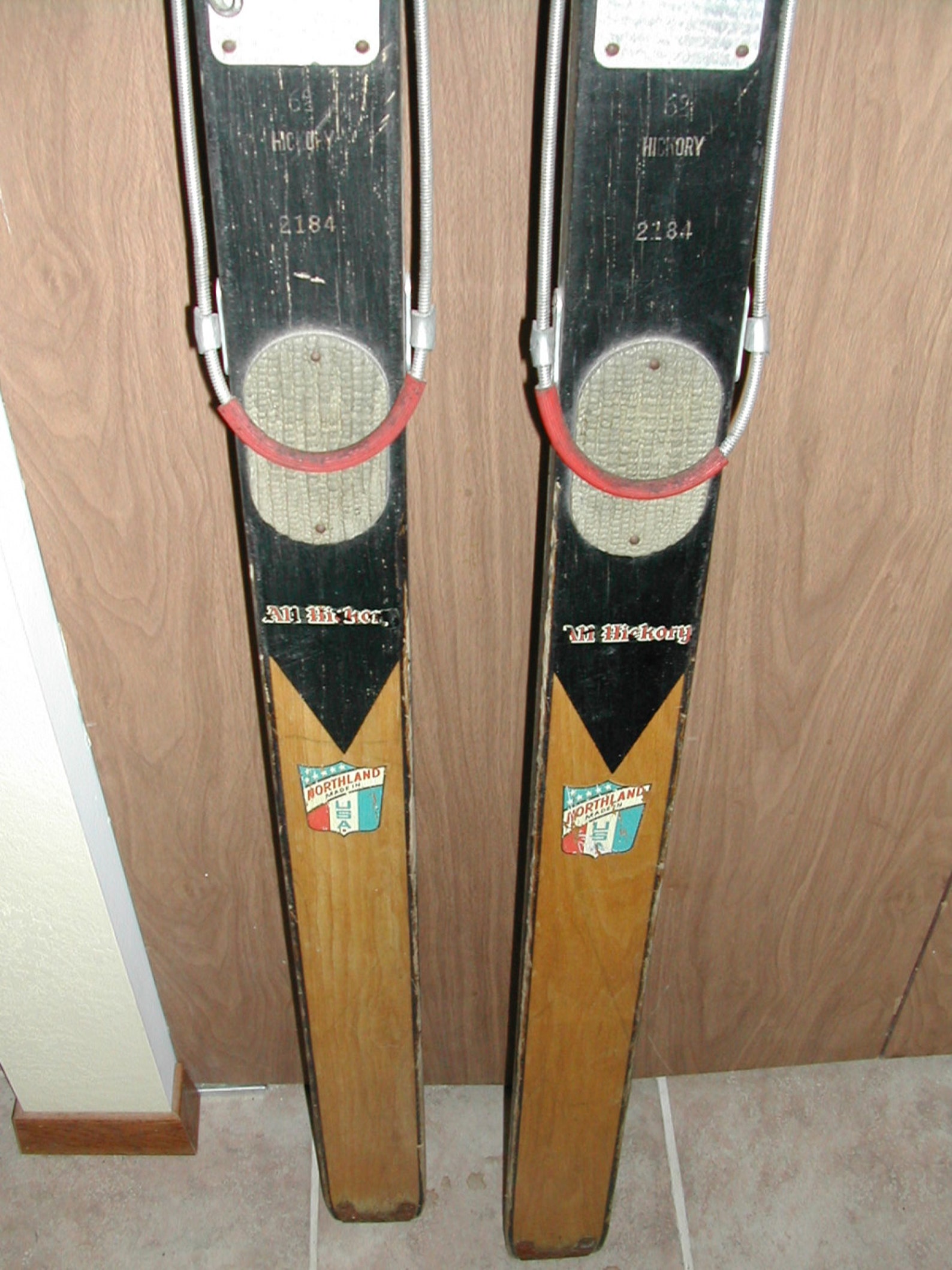 Wooden Skis Vintage Northland Monarch with Ebonite Bottoms Etsy