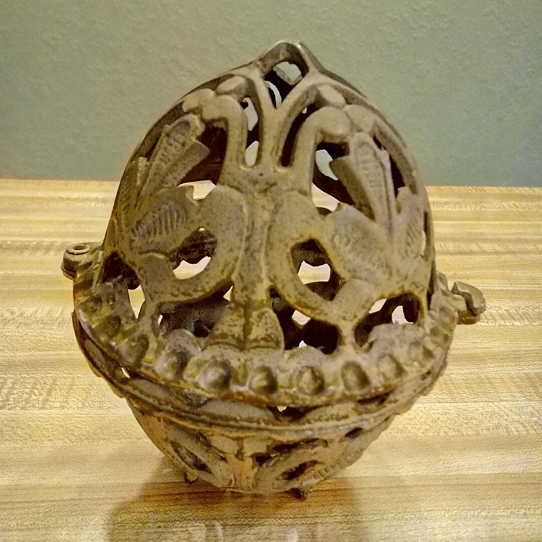 Vintage Cast Metal String Holder, Filigree String Caddy, General Store ...