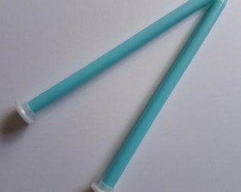 Boye 35 Giant Hygge Knitting Needles, 14 inch Blue Plastic Needles, Big Knitting Tools