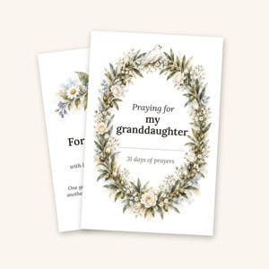 Printable Prayer Cards for Grandchildren, 31 KJV Scripture Cards, 4x6 Instant Download, Granddaughter and Grandson Versions, Grandma Gift image 6