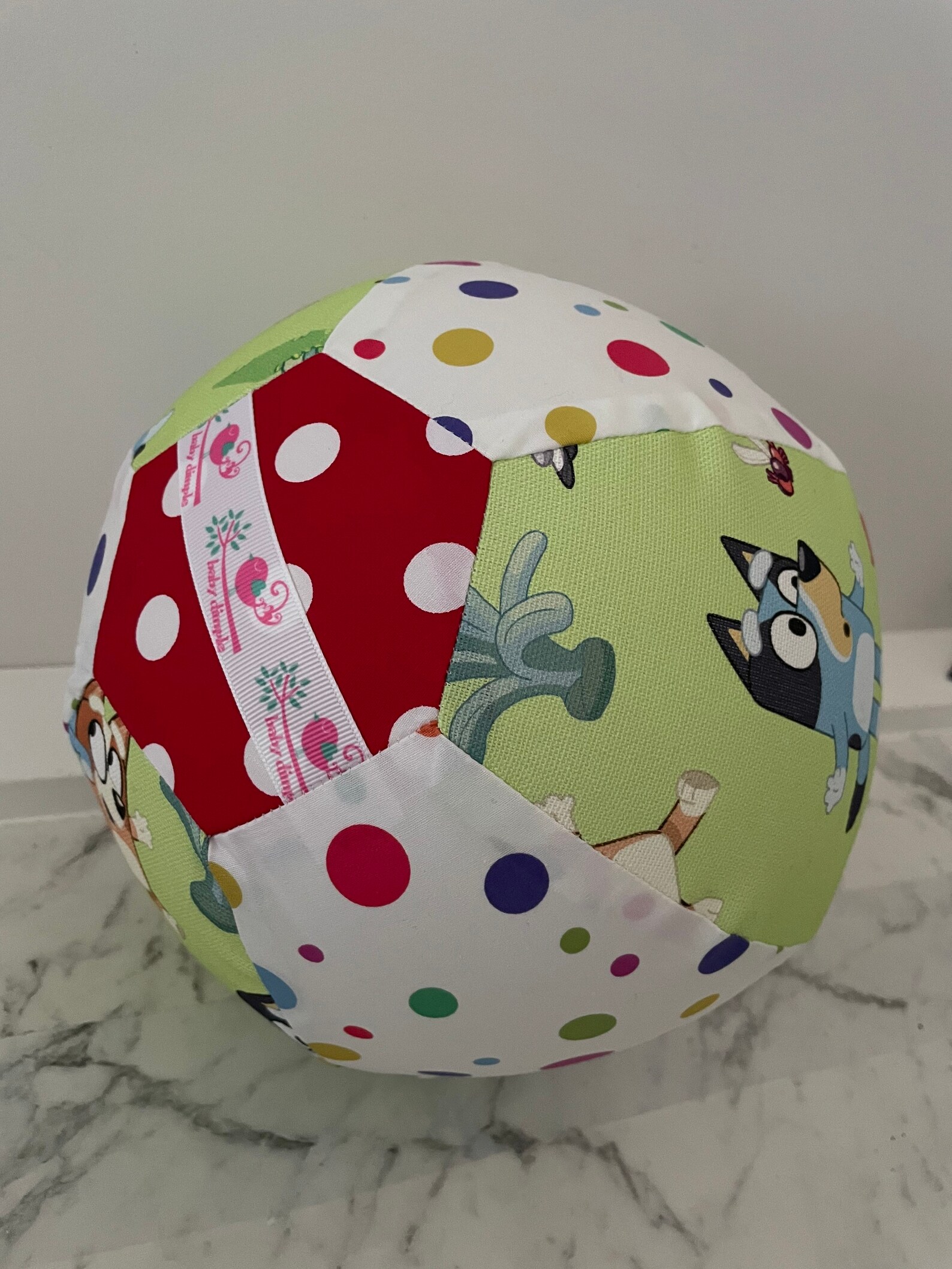 Bluey BallOon Ball Fabric Balloon Ball Cover Keepy uppy Etsy