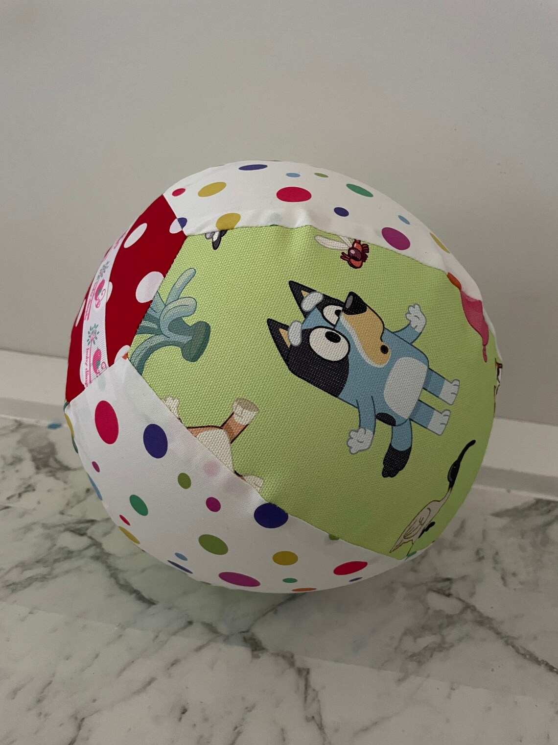 Bluey BallOon Ball Fabric Balloon Ball Cover Keepy uppy Etsy