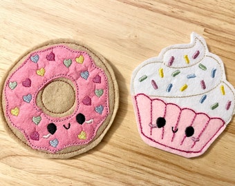 Finger Puppets - Kawaii Donut & Cupcake