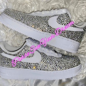 Swarovski Kristall Strass Nike Air Force 1 Schuhe Swarovski Etsy