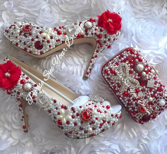 pearl bridal shoes