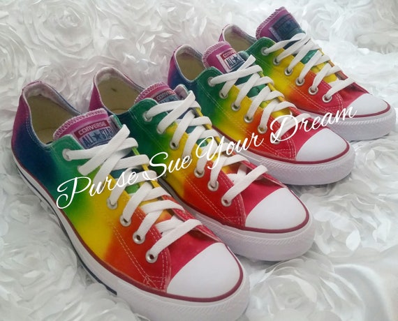 Custom Tie Dye Converse Hecho a pedido Rainbow Design Tie Dye Theme Custom Rainbow Tie Dye Converse, Vans, &ked's Custom Tie Dye Converse Hecho a pedido Rainbow Design Tie Dye Theme Custom Rainbow Tie Dye Converse, Vans, &ked's