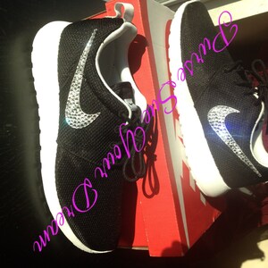 Custom Crystal Rhinestone Nike Roshe Shoes - Advertising Listing Only - Swarovski Crystal Shoes - Made To Order